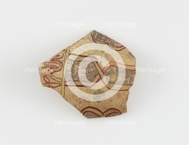 Islamic Glass Fragment, circa 900-1400. Creator: Unknown.