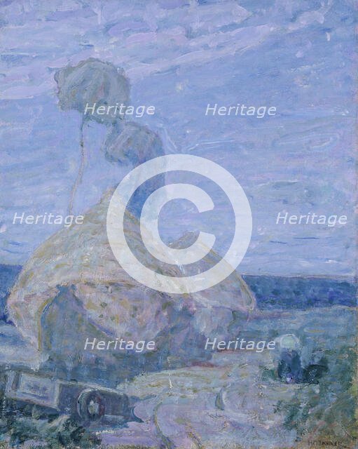 Haystacks, ca. 1930. Creator: Henry Ossawa Tanner.