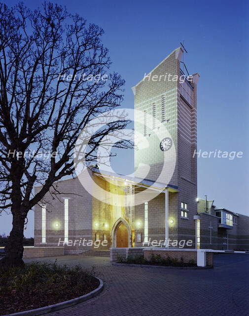St Mary's Church, New Road, Peterborough, 20/11/1991. Creator: John Laing plc.