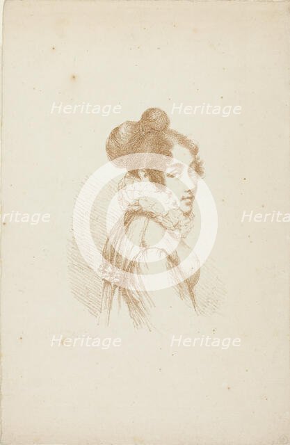 Portrait of a Young Lady, c. 1820. Creator: Vivant Denon.