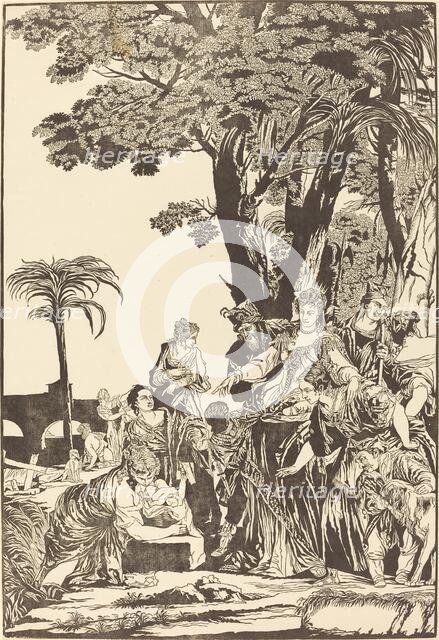 The Finding of Moses, 1741. Creator: John Baptist Jackson.