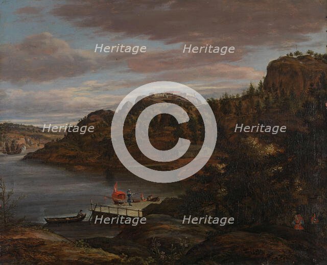 Sponvika by the Iddefjorden, 1702. Creator: Jacob Koninck the Younger.