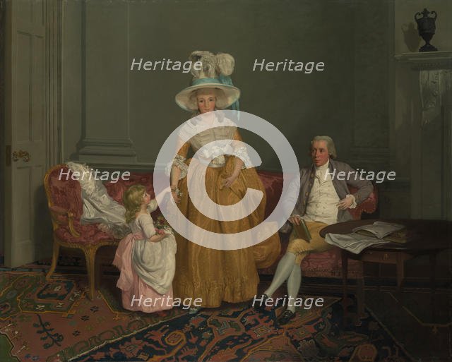 The Saithwaite Family, ca. 1785. Creator: Francis Wheatley.