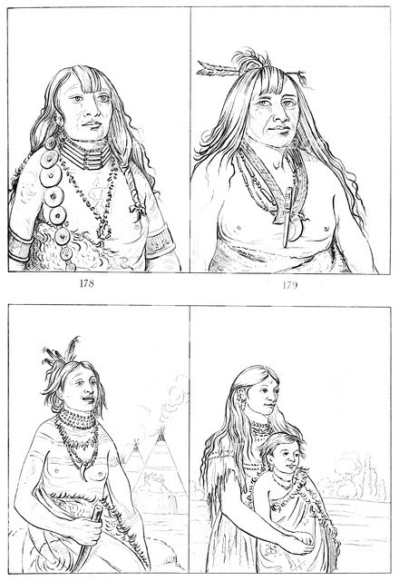 Kiowas, 1841.Artist: Myers and Co