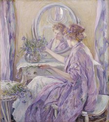 The Violet Kimono, ca. 1910. Creator: Robert Reid.
