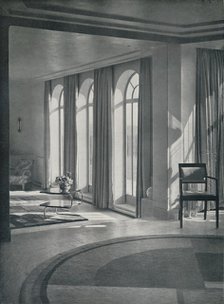 'The big room at Yaffle Hill, Broadstone, Dorset', 1933. Artist: Unknown.