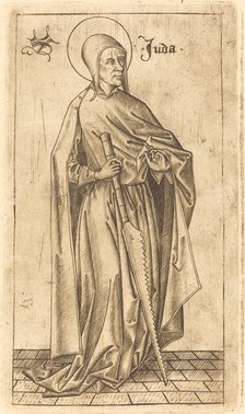 Saint Simon Zelotes (?) or Saint Judas Thaddeus (?), c. 1470/1480. Creator: Israhel van Meckenem.