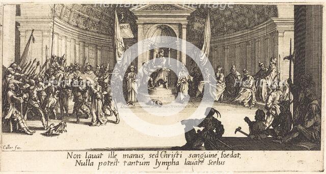 The Condemnation to Death, c. 1618. Creator: Jacques Callot.