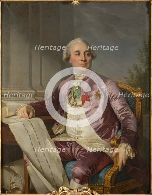Charles Claude Flahaut de La Billarderie, comte d'Angiviller (1730-1809) , 1779. Creator: Duplessis, Joseph-Siffred (1725-1802).