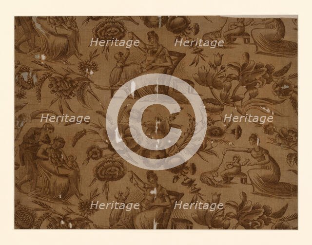 Panel (Furnishing Fabric), England, 1801/25. Creator: Unknown.