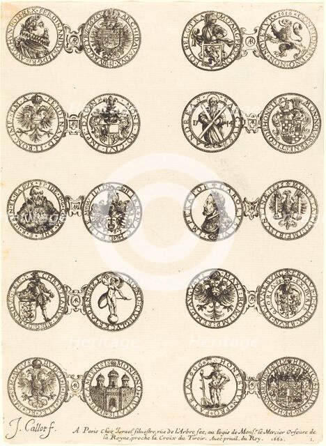 Coins [plate 1]. Creator: Jacques Callot.