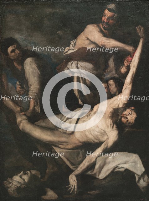 The Martyrdom of Saint Bartholomew. Artist: Ribera, José, de (1591-1652)