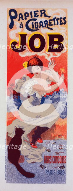 Affiche pour le "Papier à Cigarettes Job", c1899. Creator: Georges Meunier.