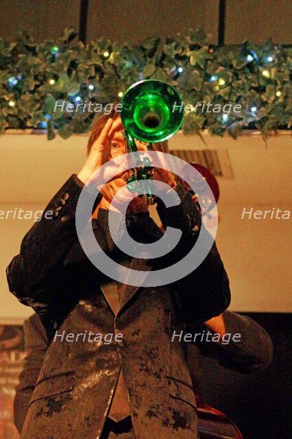 Paul Higgs, Paul Higgs Quartet, East Grinstead Jazz Club, Chequer Mead Theatre, West Sussex, 2025. Creator: Brian O'Connor.