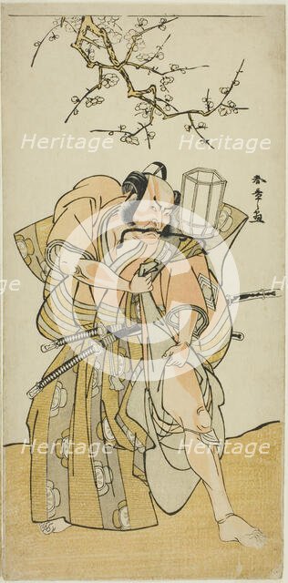 The Actor Ichikawa Danzo IV as Kamakura no Gongoro Kagemasa, in the Fifth Scene of the..., c. 1778. Creator: Shunsho.