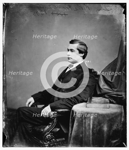 Edmund G. Ross of Kansas, between 1860 and 1875. Creator: Unknown.