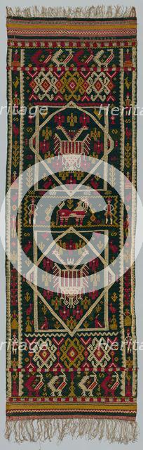 Woven Bed or Chest Cover, 1700s. Creator: Unknown.