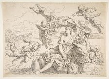 Rape of Europa, ca. 1636. Creator: Simone Cantarini.