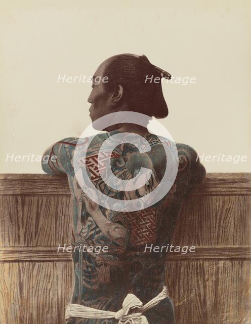 Japanese Tattoo, 1870s-1890s. Creator: Kusakabe Kimbei.