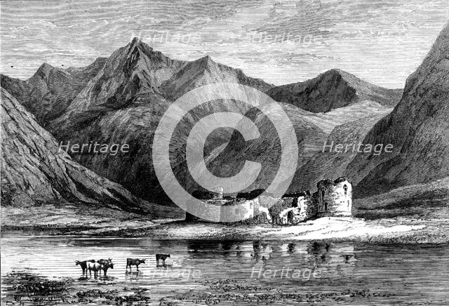 The Queen in the Highlands: ruins of Old Inverlochy Castle, 1873. Creator: Unknown.