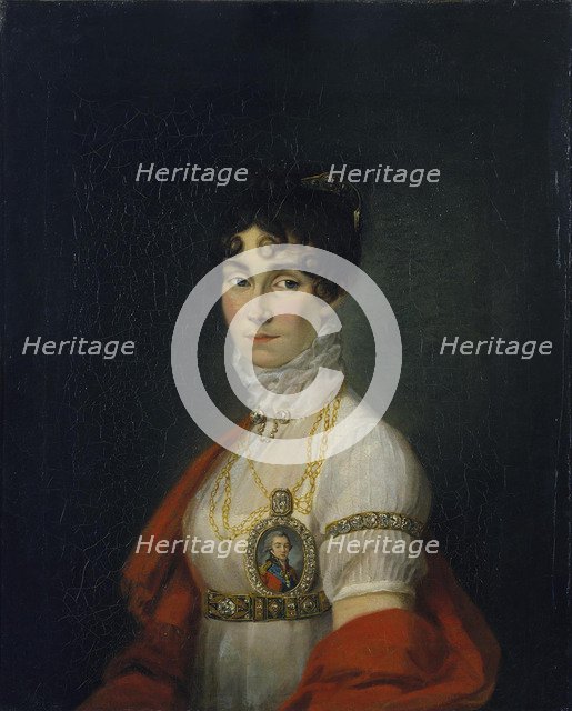 Portrait of the Actress and Singer, Countess Praskovya Sheremetyeva (Zhemchugova) (1768-1803), Early Artist: Anonymous  