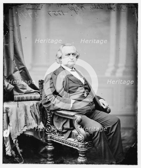 James Warren Nye of Nevada, between 1860 and 1875. Creator: Unknown.