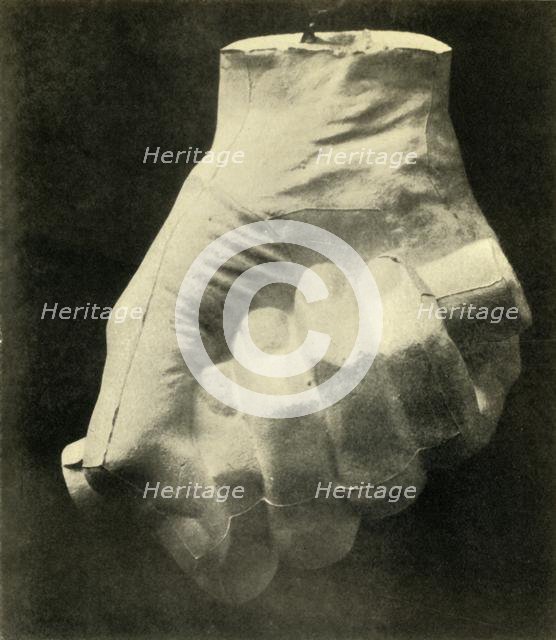 'Cast of Lincoln's Right Hand, 1860', (1930).  Creator: Unknown.