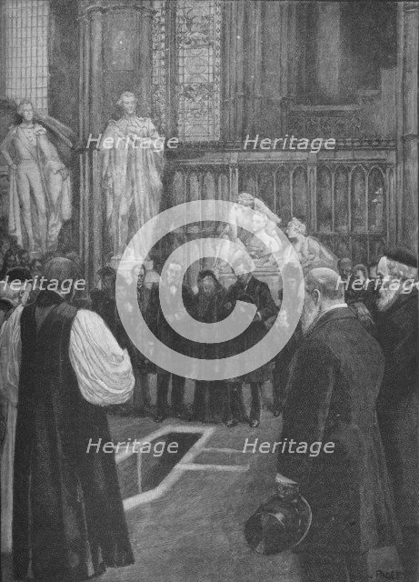 Funeral of William Ewart Gladstone in Westminster Abbey, London, 1898 (1906). Artist: Unknown.