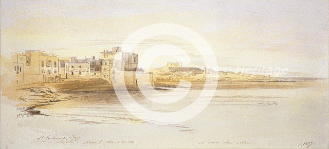St Julian's Bay, Malta, 1866. Artist: Edward Lear.