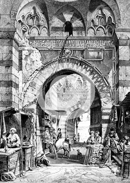 'Between Khan El-Khalil, Egypt', 1881. Artist: G Werner