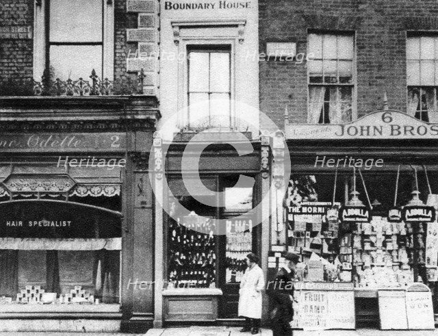 Boundary House, Notting Hill Gate, London, 1926-1927. Artist: Unknown