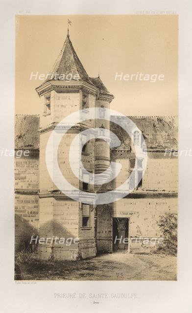 ...Pl. 87, Prieuré de Sainte Gaudulfe (Eure), 1860. Creator: Victor Petit (French, 1817-1874).