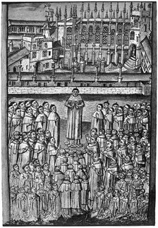 One hundred clerks, New College, Oxford, c1453, (1892). Artist: Unknown