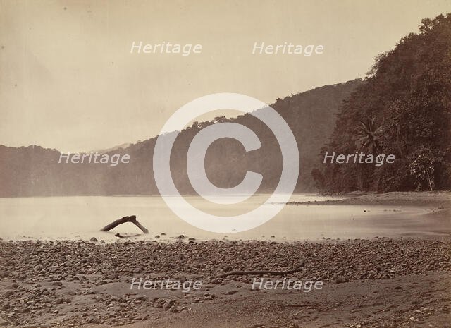 Tropical Scenery, The Terminus of the Proposed Canal, Limon Bay, 1871. Creator: John Moran.