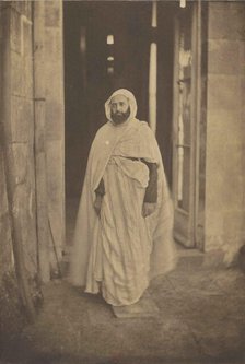 Portrait of Abdelkader ibn Muhieddine (1808-1883) in Amboise, 1852. Creator: Le Gray, Gustave (1820-1884).