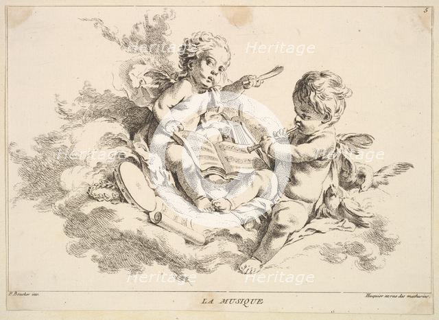 Music. Creator: Louis Felix de la Rue.