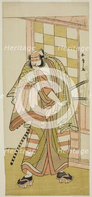 The Actor Sawamura Sojuro III as Kobayashi no Asahina Saburo in the Play Kuruwagayoi..., c. 1781. Creator: Shunsho.
