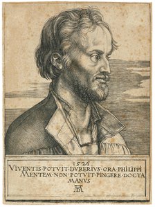 Portrait of Philipp Melanchthon (1497-1560), 1526. Creator: Dürer, Albrecht (1471-1528).