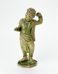 Curly-Haired Youth, Tang dynasty (A.D. 618-907), first half of 8th century. Creator: Unknown.