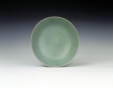 Celadon bowl with two incised parrots, Koryo dynasty, Korea, 1150-1200. Artist: Unknown
