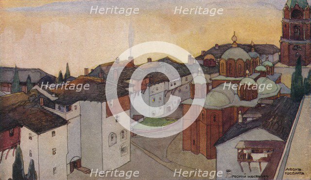 'The Russian Convent of Russico', c19th century. Artist: Georges Kossiakoff.