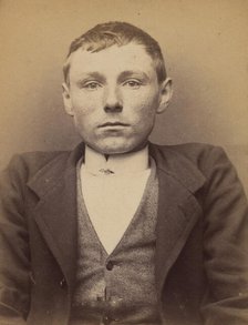 Bellemans. Eugène (ou Michel). 23 ans, né à Gand (Belgique). Tailleur d'habits. Anarchiste..., 1894. Creator: Alphonse Bertillon.