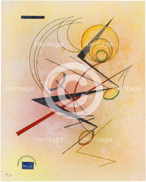 Kleines Warm, 1928. Creator: Kandinsky, Wassily Vasilyevich (1866-1944).