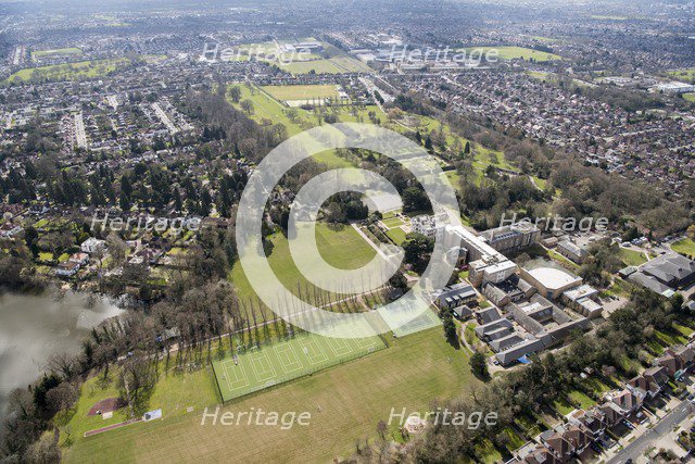 North London Collegiate School, surrounding park and gardens, Canons Park, Harrow, London, 2018. Creator: Historic England Staff Photographer.