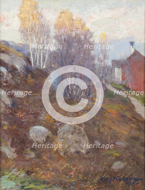 Landscape, 1891. Creator: Olof Sager-Nelson.