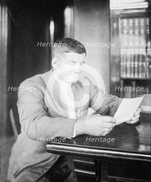 Cyclone Johnny Thompson, between c1910 and c1915. Creator: Bain News Service.