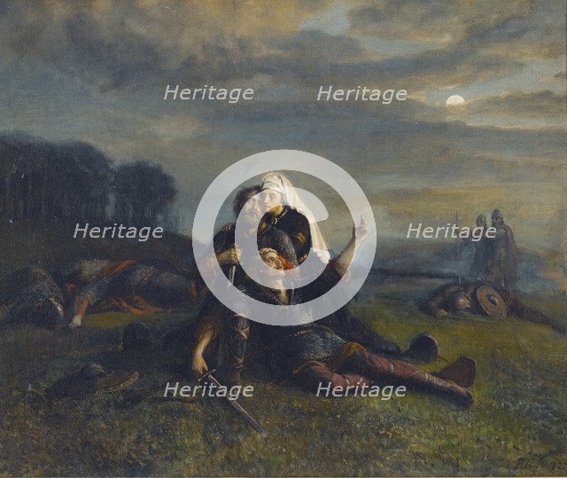 After the Battle. Artist: Arbo, Peter Nicolai (1831-1892)