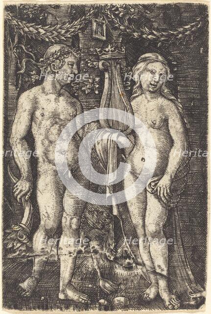 Hercules and a Muse, c. 1520/1525. Creator: Albrecht Altdorfer.