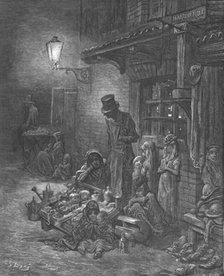 'Houndsditch', 1872.  Creator: Gustave Doré.