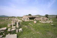 The capitolium at Bulla Regia, Tunisia. Artist: Samuel Magal